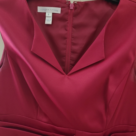 London times, size 6 fuchsia dress - Picture 2 of 6